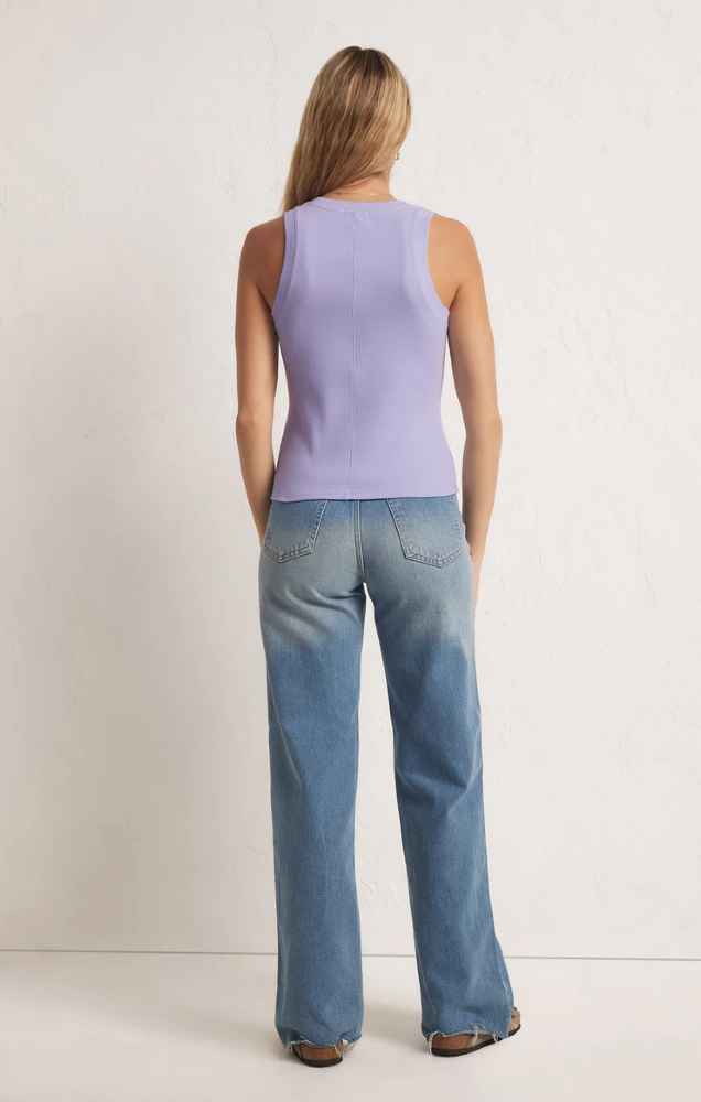 Z Supply - Sirena Rib Tank-Top - Violet Haze